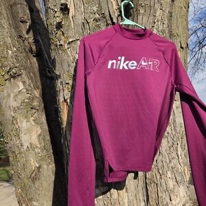Nike Air Long Sleeve Performance Top - Deep Berry